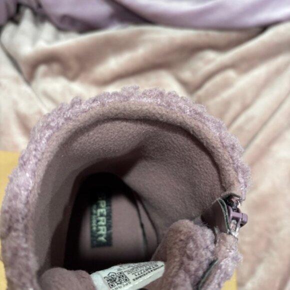 SPERRY SALTWATER DUCK BOOTS LAVENDER PURPLE SIZE 10 WOMEN'S NIB - Picture 7 of 13